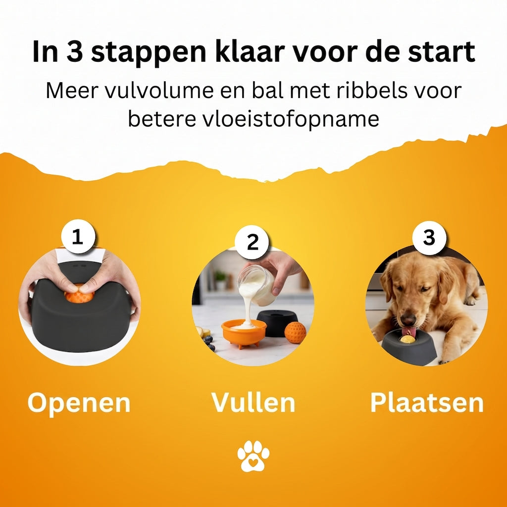 LickEase™ | Rustig en happy, ook als jij er niet bent