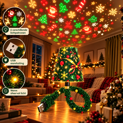 MerryBeam™ Kerst Projectielamp | Tover je kamer om tot een winterwonderland