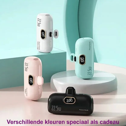 PowerPocket™ | Nooit meer een lege telefoon onderweg