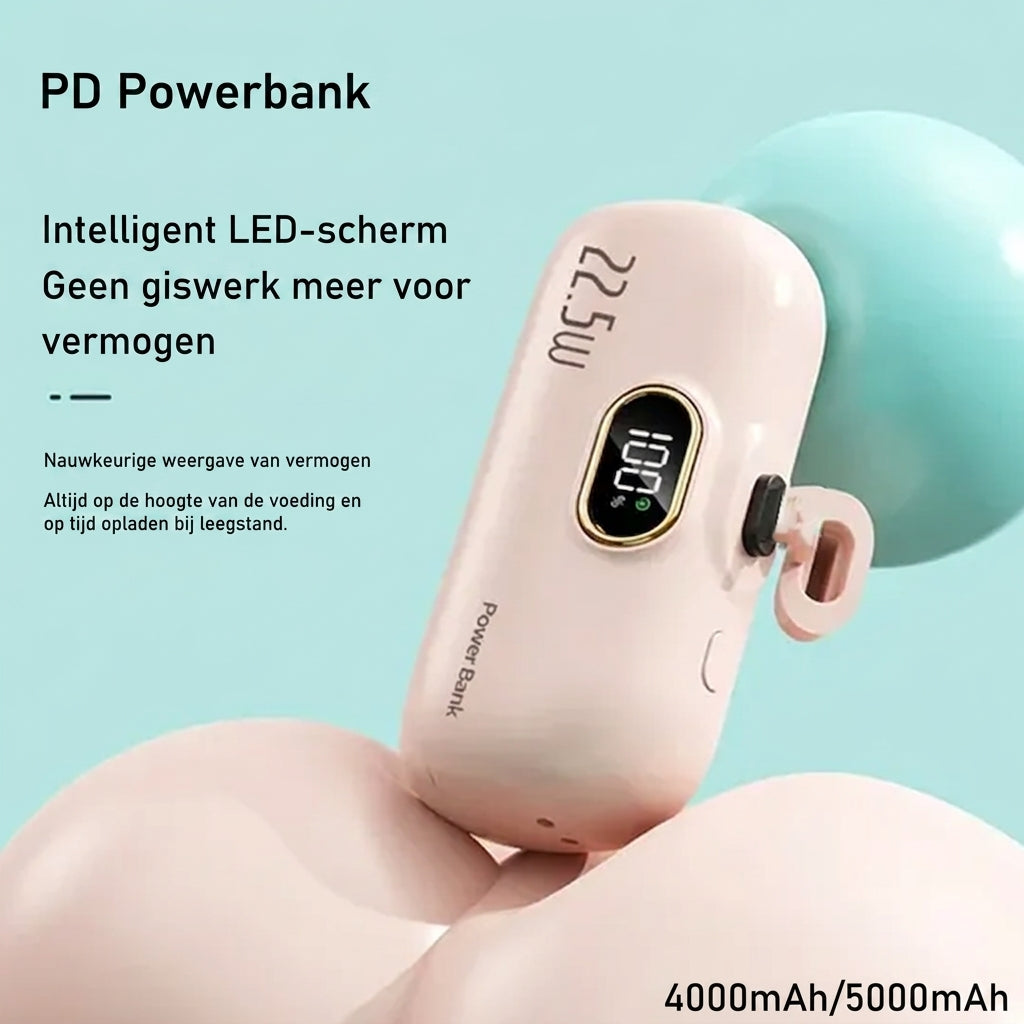 PowerPocket™ | Nooit meer een lege telefoon onderweg