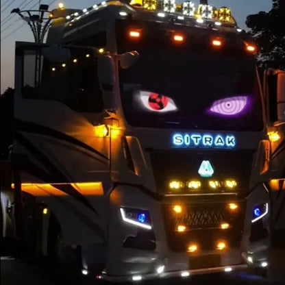 NightGlare™ Flexibel LED Matrix-Scherm | Devil Eyes, Teksten en Animaties via de App