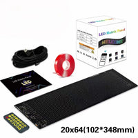 Ledscherm 20×64 (10×35 cm)