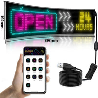 Ledscherm 16×96 Plus (90×19 cm) USB