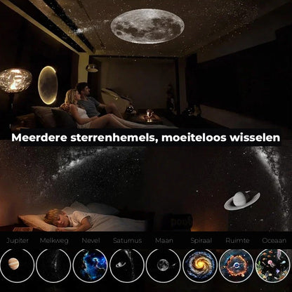 NovaGlow™ Galaxy Projector | Elke avond een andere sterrenhemel aan je plafond