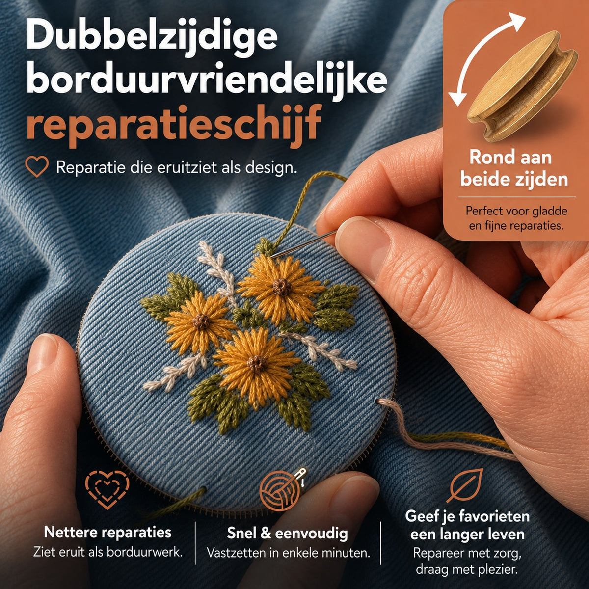ReWeave™ Weef-Reparatieset | Repareer gaten in kleding in 15 minuten