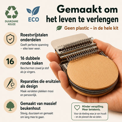 ReWeave™ Weef-Reparatieset | Repareer gaten in kleding in 15 minuten