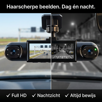 RoadGuard™ | De dashcam die álles rond je auto vastlegt