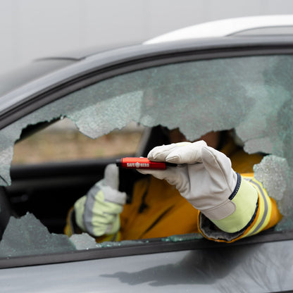 SafeExit™ 2-in-1 Noodhamer | Breekt je autoruit & snijdt je gordel door — in één seconde