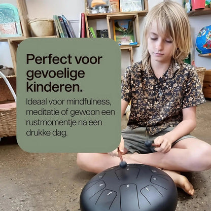 SereniTone™ Klanktrommel | Vind je rust in 5 minuten, zonder ooit een noot te hebben gespeeld
