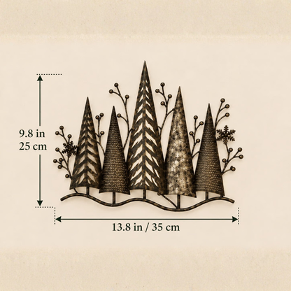 WinterPine™ Verlicht Boomsilhouet | Warme wintersfeer aan je muur — zonder gedoe
