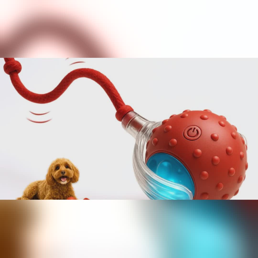 WiggleTail™ Interactieve Speelbal | Houdt je hond actief en blij — ook als jij even weg bent